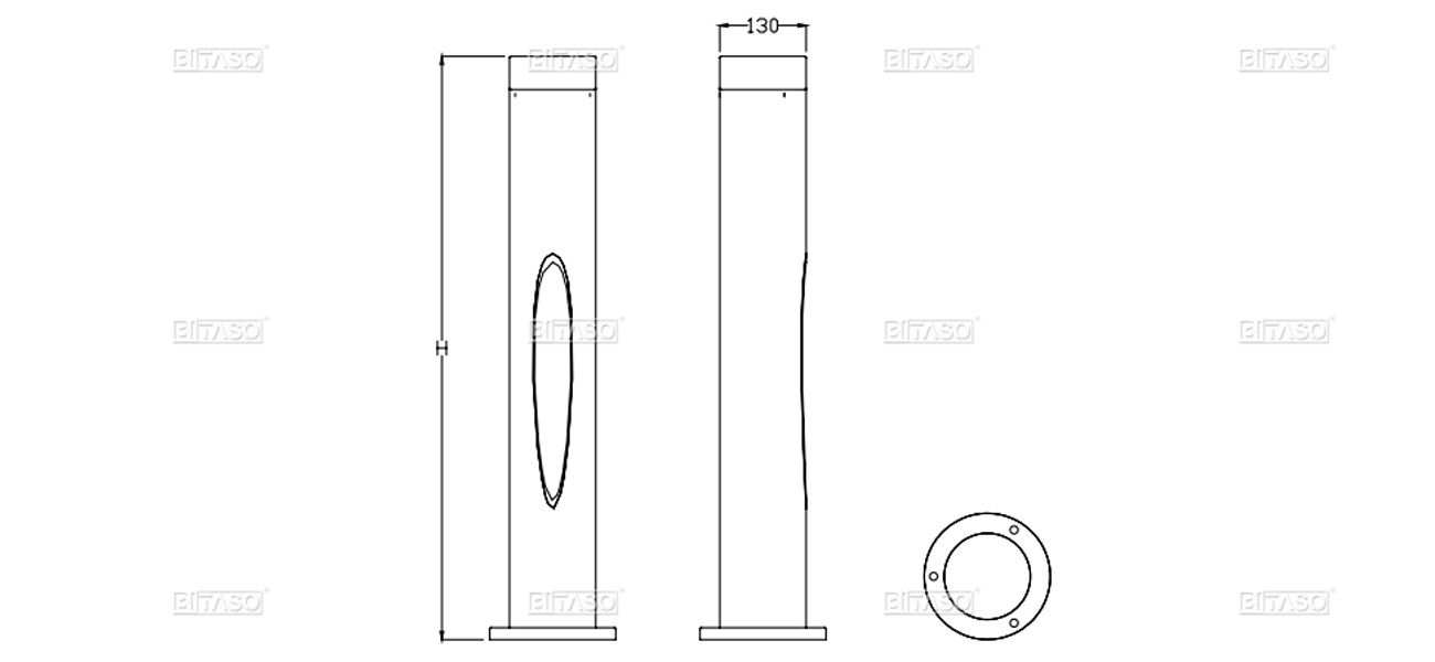 LUMINAIRE DIMENSION