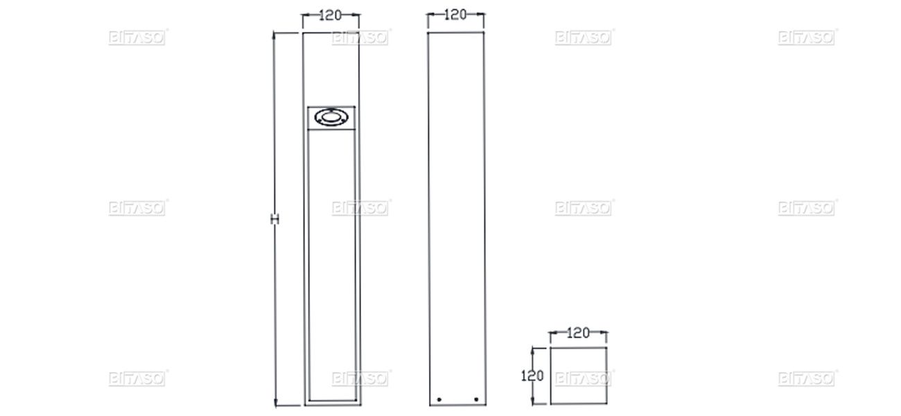 LUMINAIRE DIMENSION