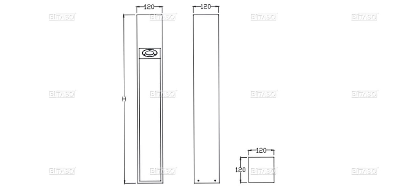 LUMINAIRE DIMENSION