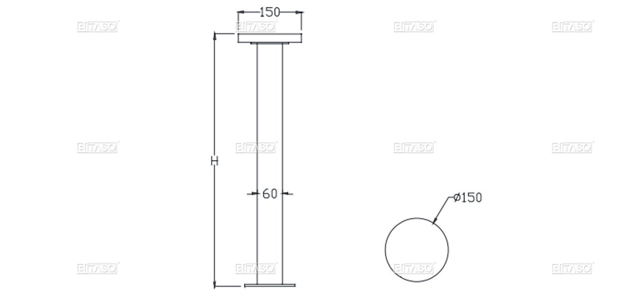 LUMINAIRE DIMENSION