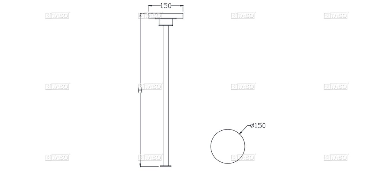 LUMINAIRE DIMENSION