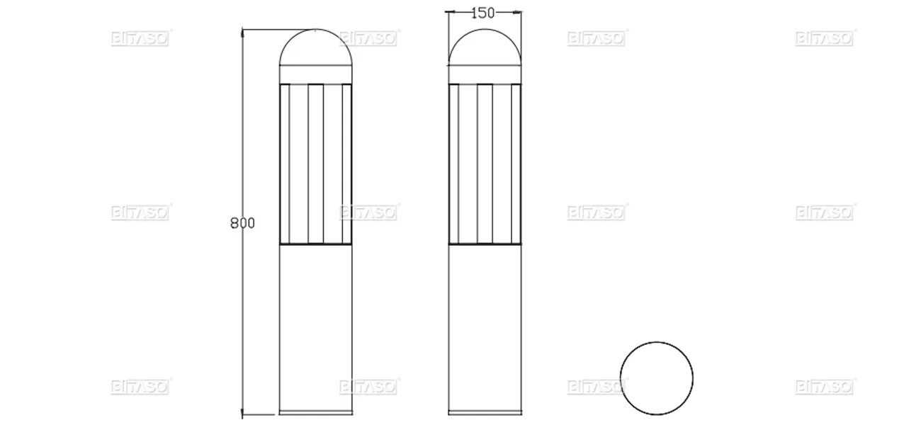 LUMINAIRE DIMENSION