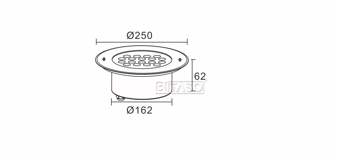 LUMINAIRE DIMENSION