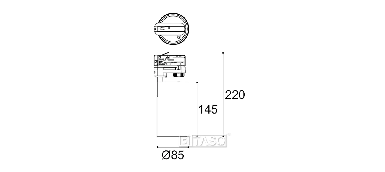 LUMINAIRE DIMENSION