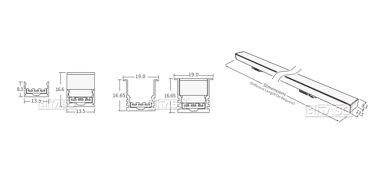 LUMINAIRE DIMENSION