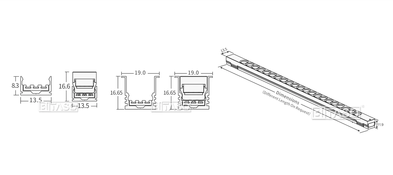 LUMINAIRE DIMENSION