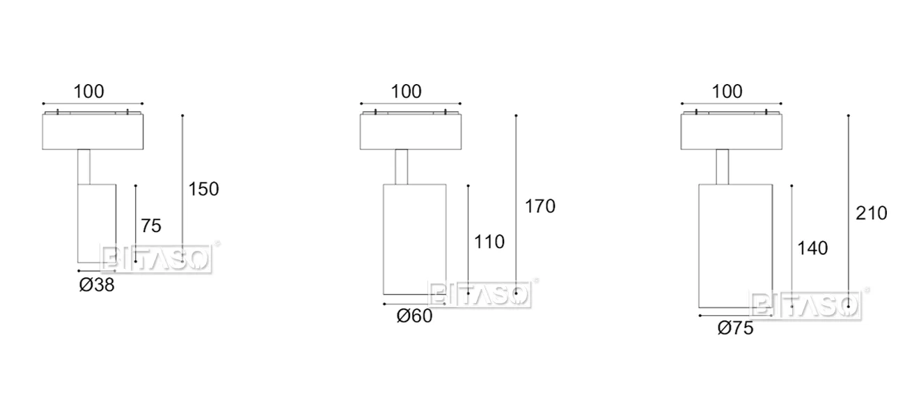 LUMINAIRE DIMENSION