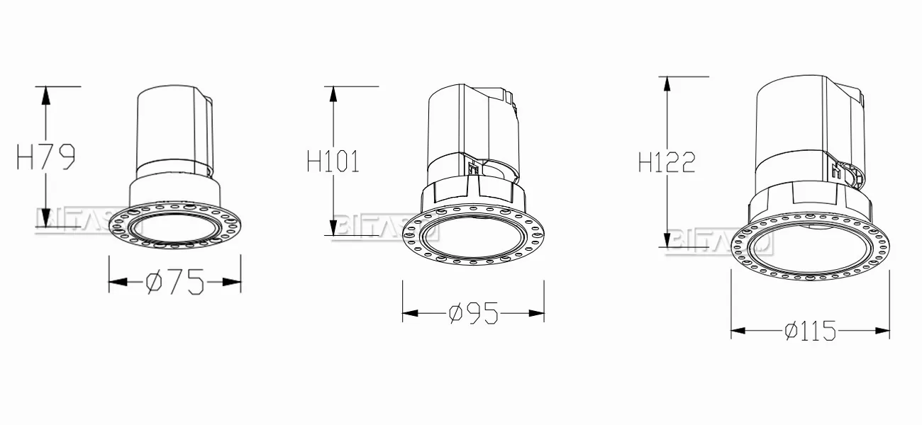 LUMINAIRE DIMENSION