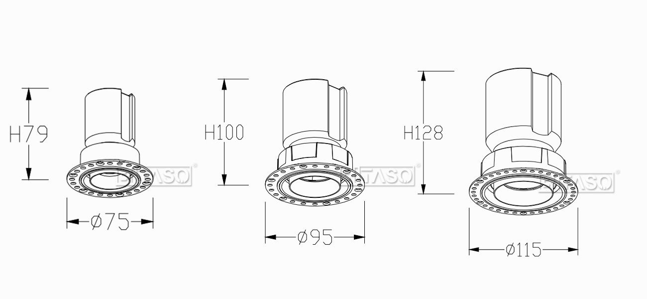 LUMINAIRE DIMENSION