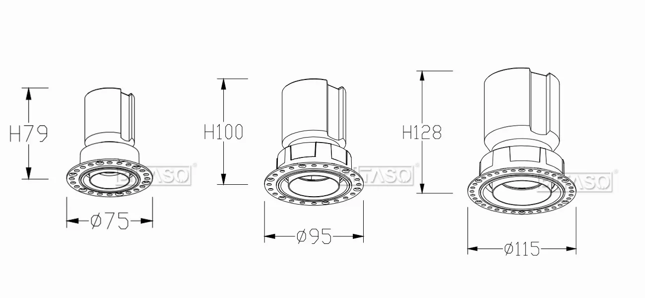 LUMINAIRE DIMENSION