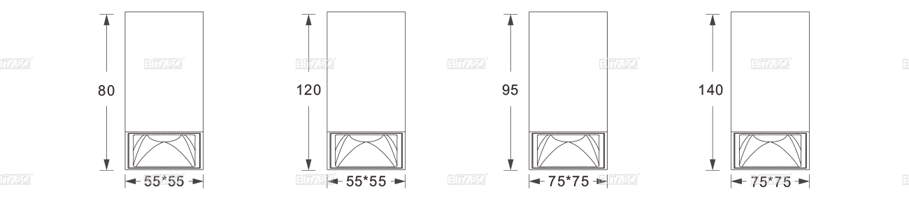 LUMINAIRE DIMENSION