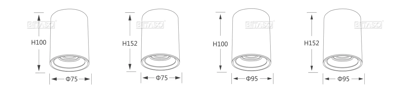 LUMINAIRE DIMENSION