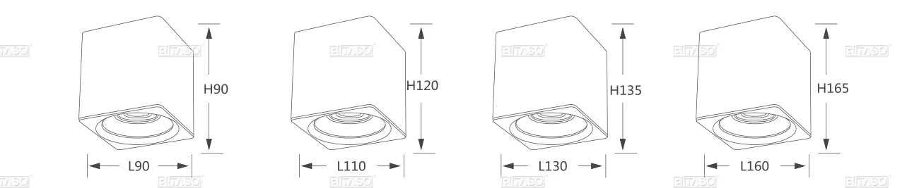 LUMINAIRE DIMENSION