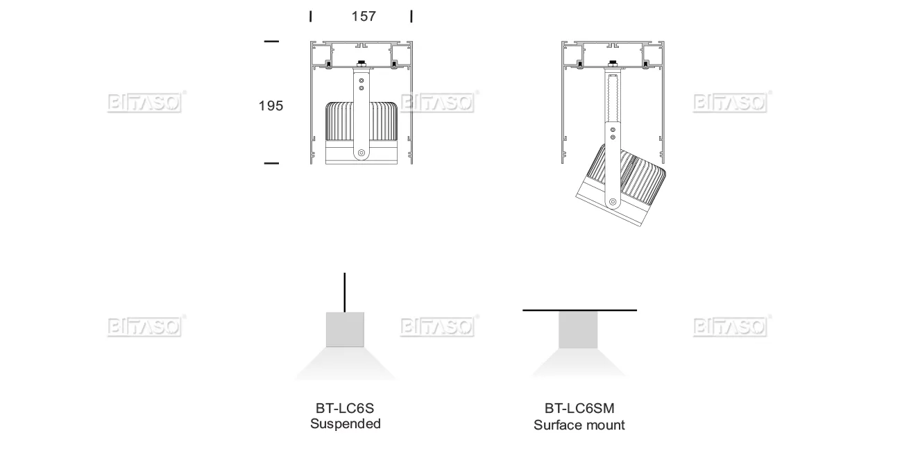 LUMINAIRE DIMENSION