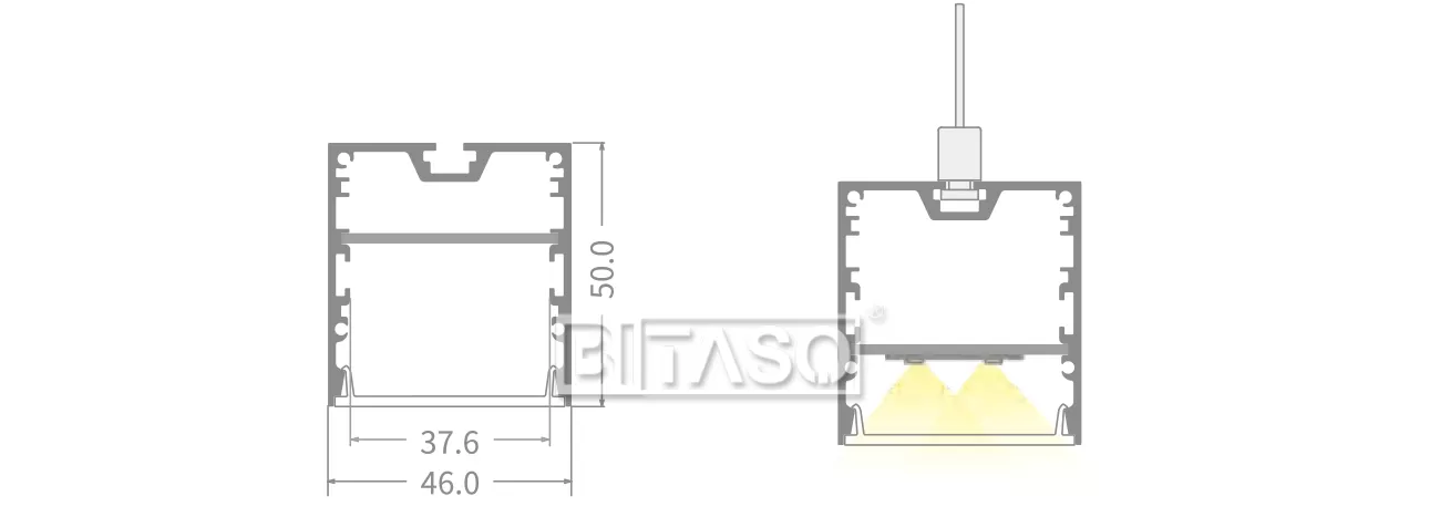 LUMINAIRE DIMENSION