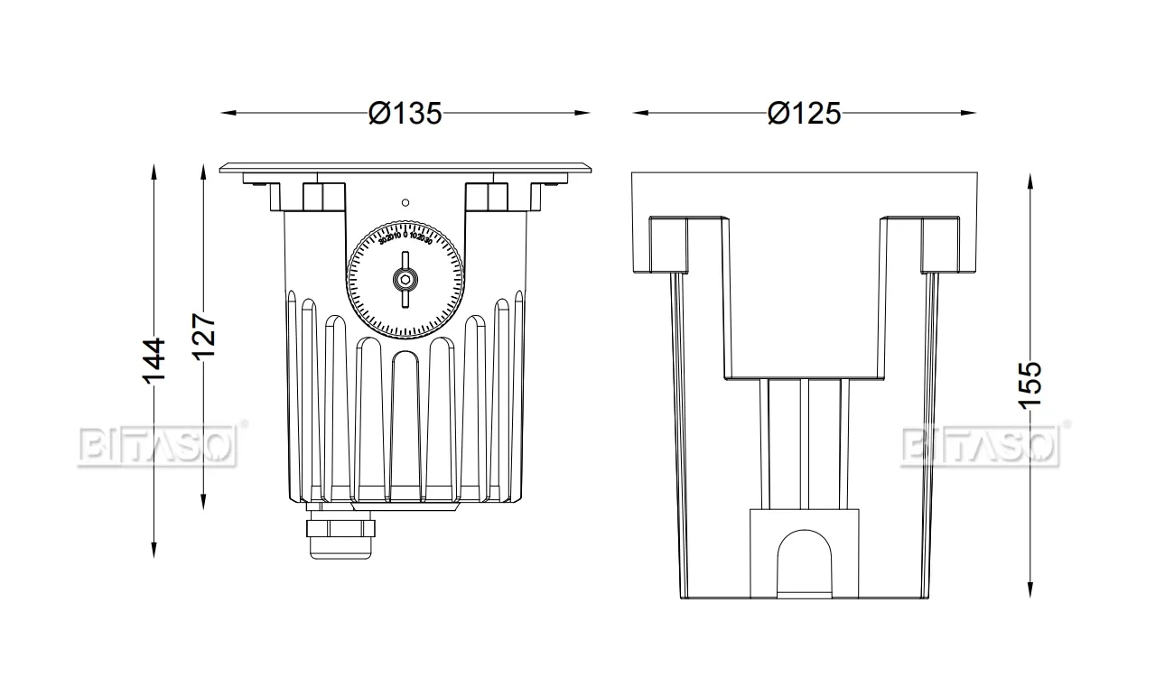 LUMINAIRE DIMENSION