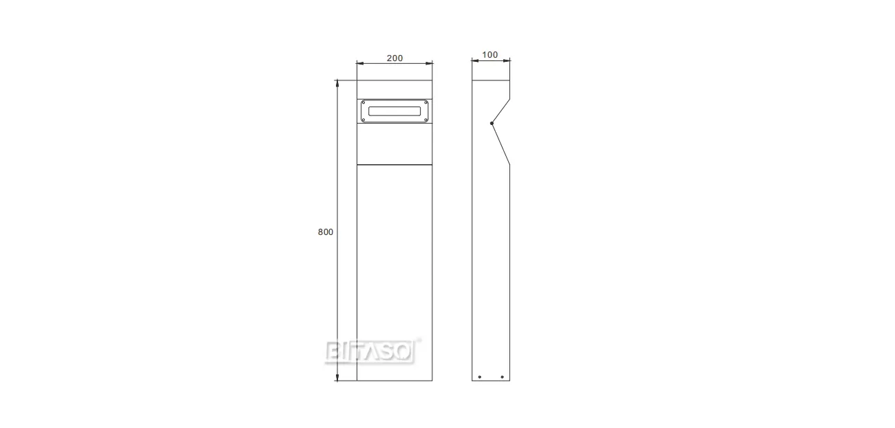 LUMINAIRE DIMENSION